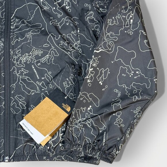 The North Face Kids Never Stop Hooded WindWall Jacket Asphalt Grey Size M (10) - Picture 4 of 14